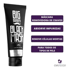 Mascara Limpeza Pele Rosto Barboterapia Cravos Espinha Pele Foto mini 2