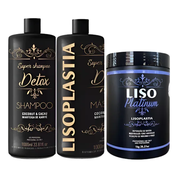 Máscara lisoplastia gold LisoPlastia antifrizz de 2L 2kg Foto 1