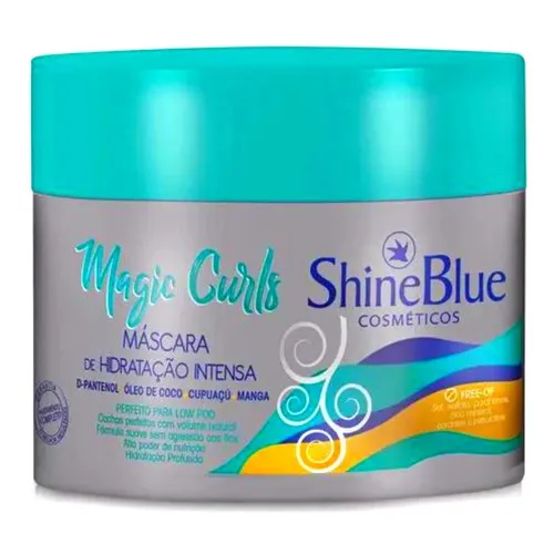 Mascara Magic Cachos Perfeitos Hidratação Shine Blue 300ml Foto 1