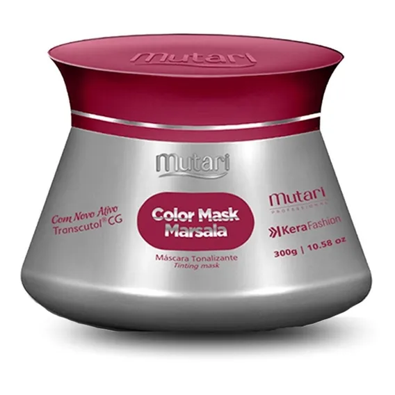 Máscara Marsala Mutari Matizador Color Mask Kerafashion 300g Foto 1