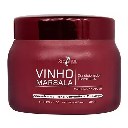 Máscara Matizadora Marsala 250g Mairibel/hidratycollor Foto 1