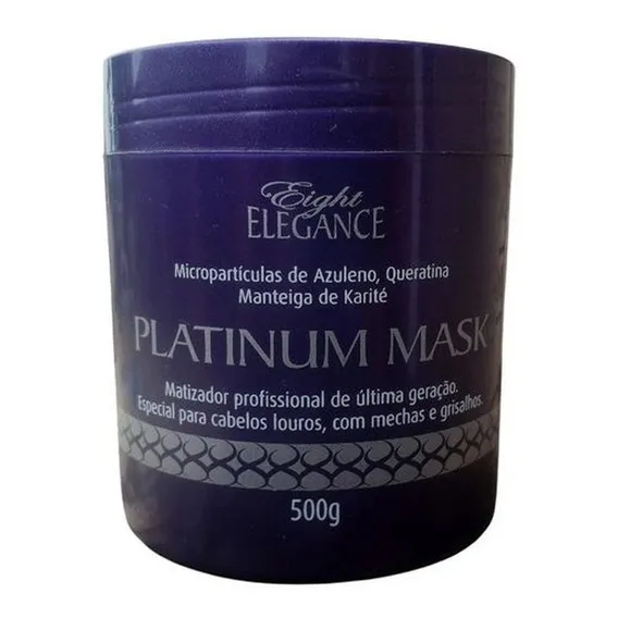 Mascára Matizadora Platinum Eight Elegance - 500g Foto 1