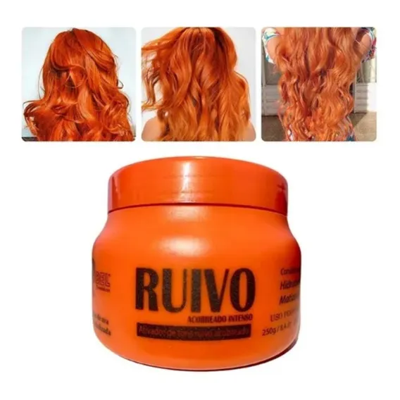 Máscara Matizadora Ruivo Acobreado Intenso Mairibel 250g Foto 1