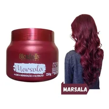 Máscara Matizadora Tonalizante Marsala 250g Biotchelly Foto mini 1