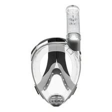 Máscara Mergulho Snorkeling Full Face Cressi Baron Pr/tr Foto mini  2
