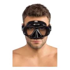 Máscara Mergulho Suporte Para Gopro Snorkel Cressi Action Cor Preto Foto mini 4