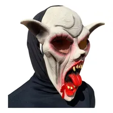 Máscara Monstro Susto Halloween Carnaval Fantasia Terror Cor Branca Monstro Bicho Papão Foto mini  2