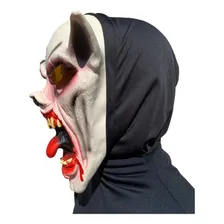 Máscara Monstro Susto Halloween Carnaval Fantasia Terror Cor Branca Monstro Bicho Papão Foto mini  3