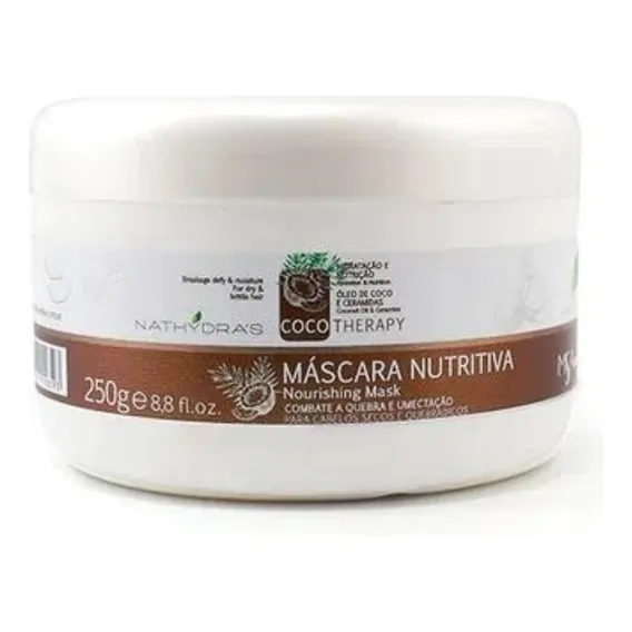 Máscara Nutritiva Coco Therapy Nathydras 250g Foto 1