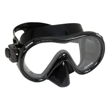 Mascara Óculos Para Mergulho Snorkel Pesca Sub Fox Fun Dive Cor Preto Foto mini 1