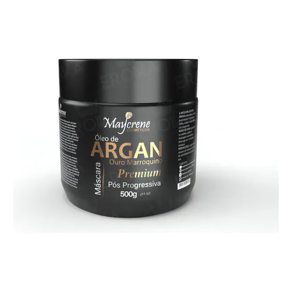 Máscara Óleo De Argan Reconstrutor Capilar 500g Maycrene Foto 1