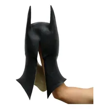 Máscara Para Cosplay Batman Cavaleiro Das Trevas Dc Latex Cor Preta Foto mini 3