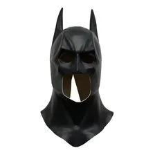 Máscara Para Cosplay Batman Cavaleiro Das Trevas Dc Latex Cor Preta Foto mini 1