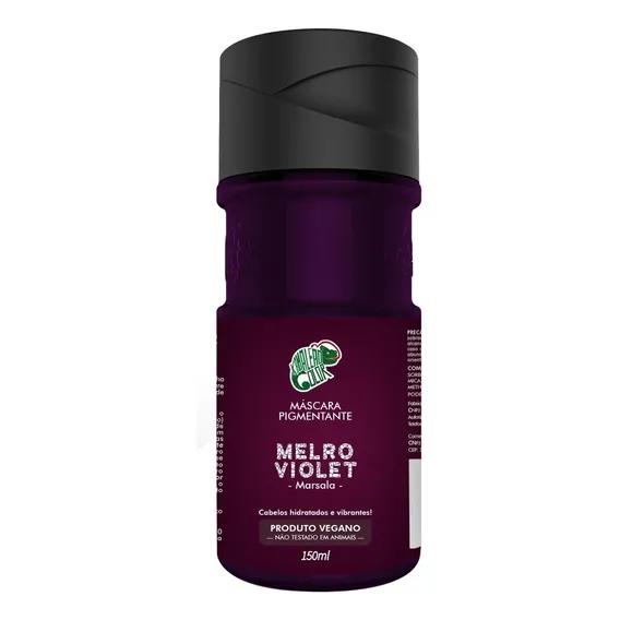 Máscara Pigmentante 150ml - Kamaleão Color - Tinta De Cabelo Tom Melro violet Foto 1