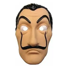 Máscara Plástica Salvador Dali La Casa De Papel - Kit Com 10 Foto mini 4