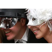 Mascara Preta Noivo Casamento 15 Anos Baile De Mascara Festa Foto mini 2