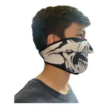Mascara Protecao Neoprene Nautika Caveira Airsoft Paintball Foto mini 3