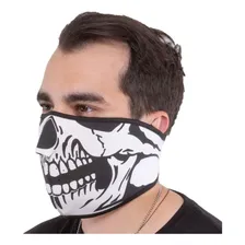 Mascara Protecao Neoprene Nautika Caveira Airsoft Paintball Foto mini 4