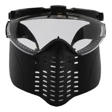 Máscara Proteção Airsoft Paintball Ventz Ntk Led Ventilador Cor Preto Foto mini 1