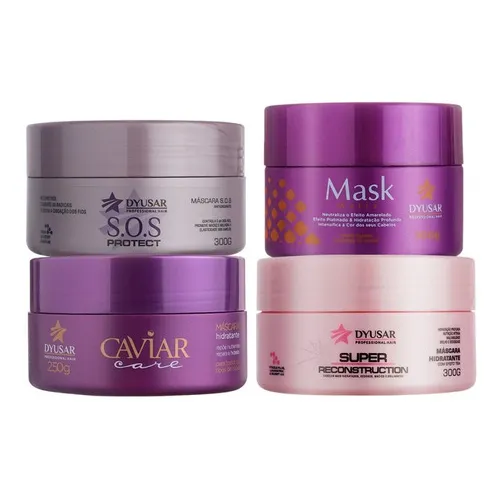 Mascara Reconstrução +nutrição + S O S + Matizadora Dyusar Foto 1