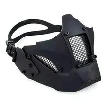 Máscara RÃgida Airsoft Jay Fast Telada Proteção Segurança Cor Preto Foto mini 4