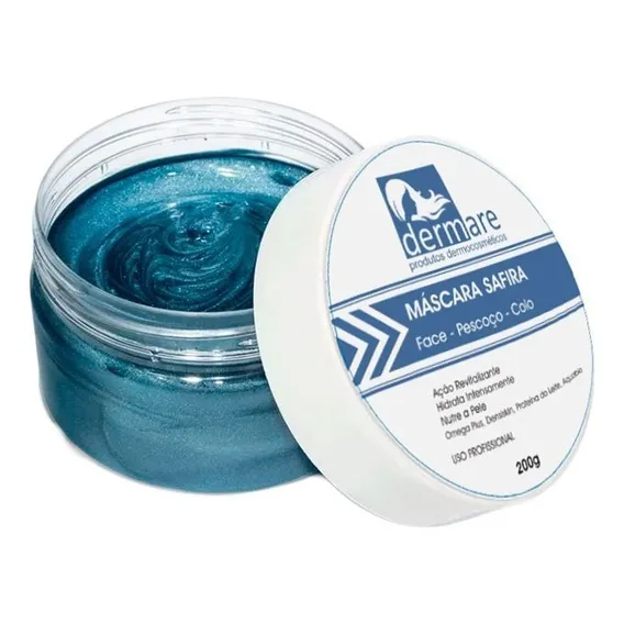 Máscara Safira 200g - Tratamento Facial - Dermare Tipo de pele Normal Foto 1