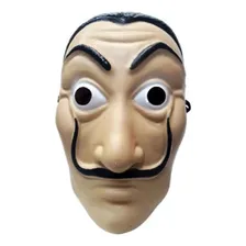 Mascara Salvador Dali La Casa De Papel Fantasia Festa Cor Claro Foto  mini 1