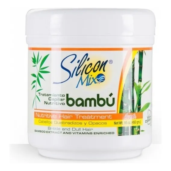 Máscara Silicon Mix Bambu 450g Tratamento Capilar Nutritivo Foto 1