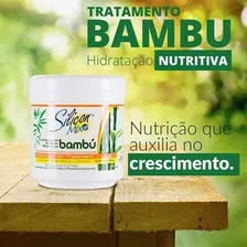 Máscara Silicon Mix Creme Tratamento Cabelo Bambu 1kg 1020g Foto mini 4