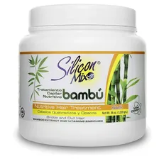 Máscara Silicon Mix Creme Tratamento Cabelo Bambu 1kg 1020g Foto mini 1