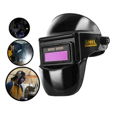Máscara Solda Auto Escurecimento Automático Soldador Profissional Fotosensível + Brinde Esquadro Magnético 12kg Foto mini  3