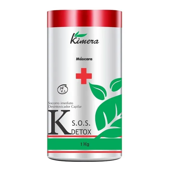 Máscara Sos Detox Capilar Profissional 1 Kg Kimera Cosméticos Foto 1