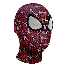 Máscara Spiderman Homem Aranha Tecido Leve E Respirável Pov Cor Vermelho Foto  mini 1