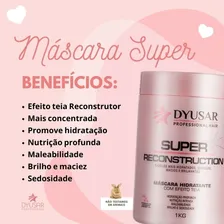 Máscara Super Reconstrução Efeito Teia Máscara Capilar Dyusar 1kg Foto mini 3