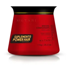 Máscara Suplemento Power Hair Mutari Hidratação, Força, Crescimento, Reposição de Massa 1kg Foto  mini 1