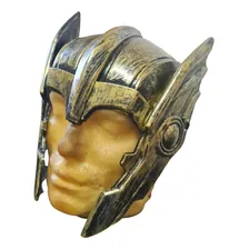 Máscara Thor Dourado Super Herói Serve Adulto/ Infantil Foto mini 1