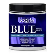 Máscara Tonalizante Blue 500gr Toplife Pronta Foto mini 1