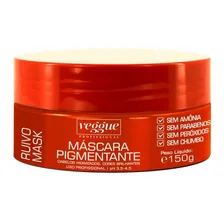 Máscara Tonalizante Cabelos Ruivos Veggue Profissional 150ml Tom Natural Foto  mini 1