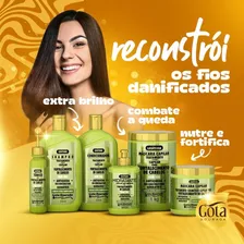 Mascara Tratamento Antiqueda Reconstrutora Gota Dourada 1kg Foto mini 3