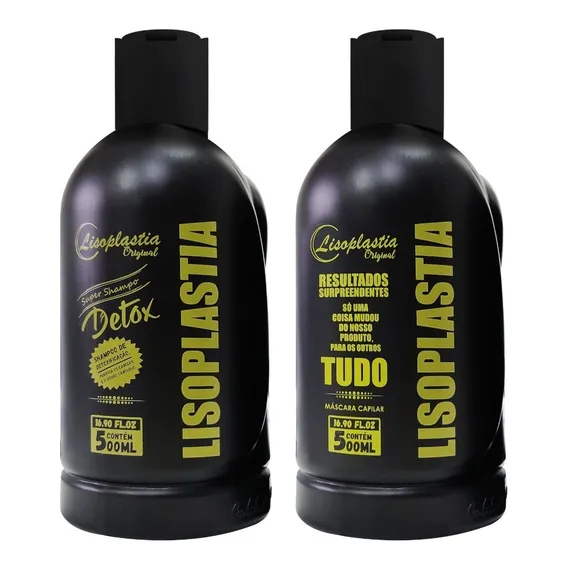 Máscara Tratamento Capilar Lisoplastia lisoplastia original capilar cabelos lisos perfeitos de 1L 1kg Foto 1