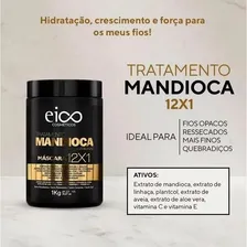 Máscara Tratamento Capilar Mandioca Eico Cosméticos 1kg Foto mini  2