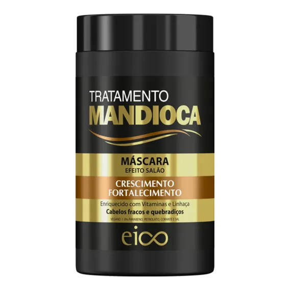 Máscara Tratamento Capilar Mandioca Eico Cosméticos 1kg Foto 1