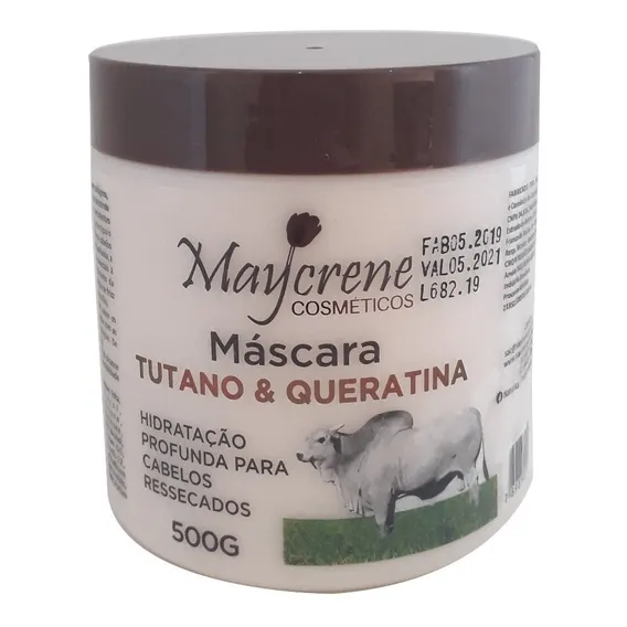 Máscara Tutano E Queratina 500g Maycrene Naturiun Foto 1