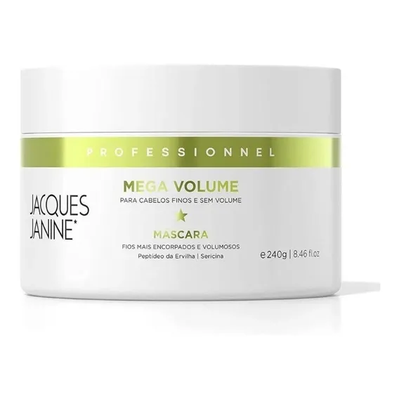 Máscara Volume Cabelos Finos 240g - Jacques Janine Foto 1