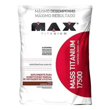 Mass Titanium 17500 3kg Refil - Max Titanium - Sabor Paçoca Foto mini 1