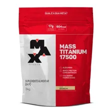 Mass Titanium 17500 Suplemento Max Titanium Baunilha 3kg Foto mini 1