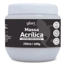 Massa Acrílica Textura Para Relevo 250ml/400g - Gliart Foto mini 1