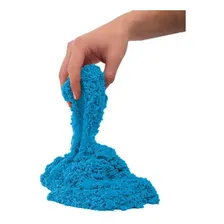 Massa Areia - Kinetic Sand - Cores Neon - Azul - Sunny Foto  mini 1