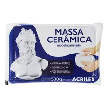 Massa Cerâmica Pra Modelagem 500 Gramas - Acrilex Foto  mini 1