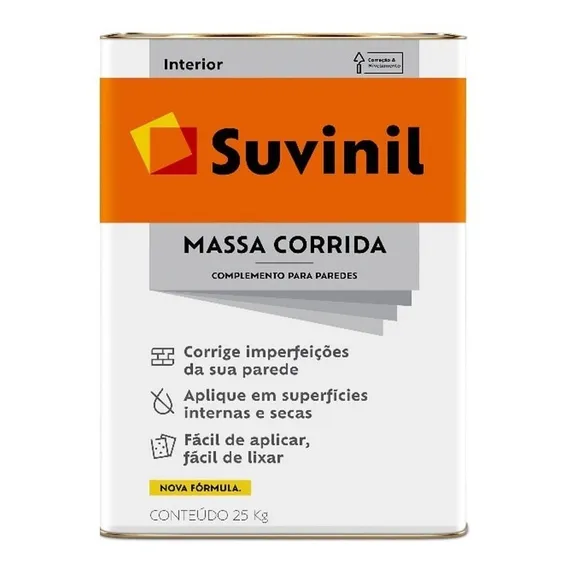 Massa Corrida Suvinil 25kg Foto 1